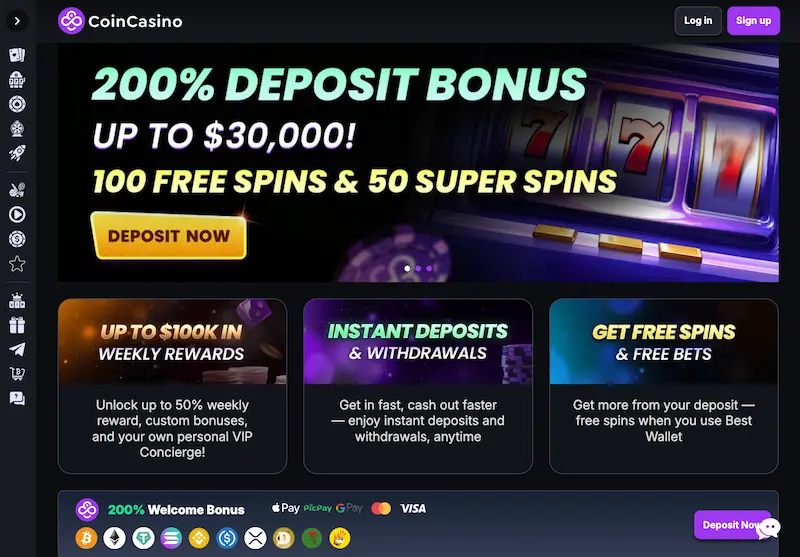 coincasino home